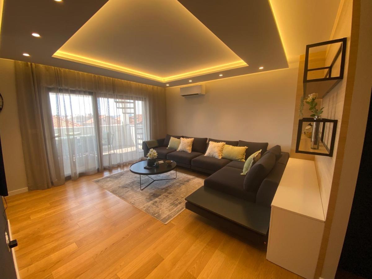 Апартаменты Shell Sky Luxury Penthouse With Private Pool Задар Экстерьер фото